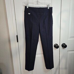 Lizette L Stretchy Navy Montreal Pant SZ 2